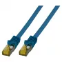 EFB RJ45 patch kábel Cat.6A S/FTP LSZH Cat.7 surový kábel modrý 0,15m