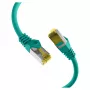 EFB RJ45 patch kábel Cat.6A S/FTP LSZH Cat.7 surový kábel zelený 0,15m