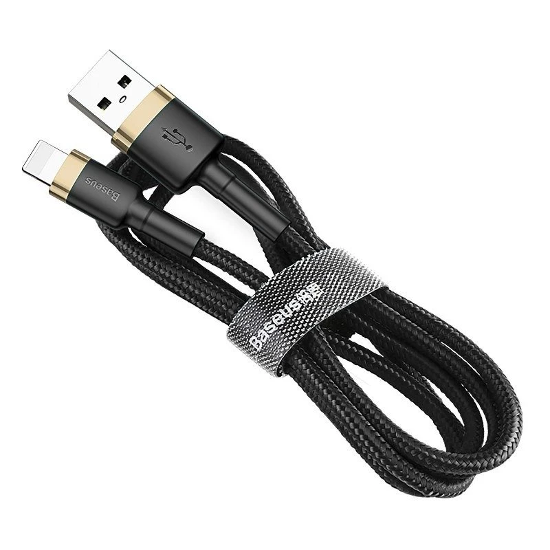 Baseus Cafule Lightning na USB-A kábel 1m čierny/zlatý