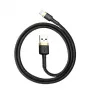 Baseus Cafule Lightning na USB-A kábel 1m čierny/zlatý