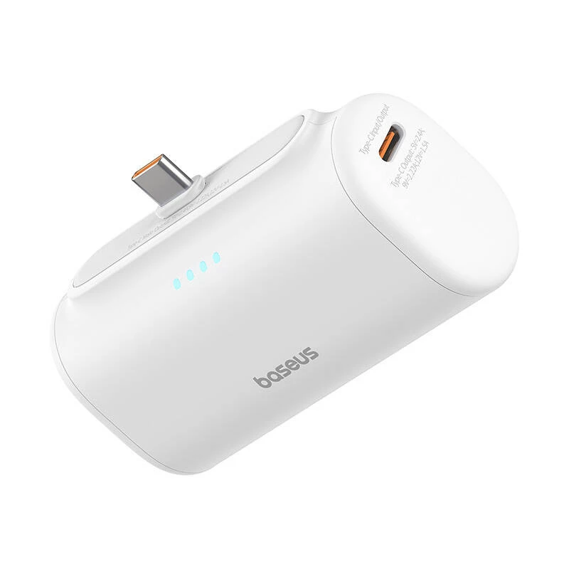 Baseus Compact 5000mAh 20W USB-C power banka biela