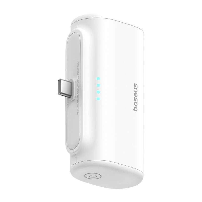 Baseus Compact 5000mAh 20W USB-C power banka biela