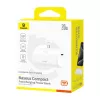 Baseus Compact 5000mAh 20W USB-C power banka biela
