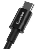 Baseus Superior USB-C na USB-C kábel 1m čierny 100W rýchle nabíjanie a synchronizácia dát