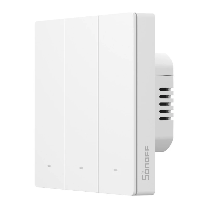 SONOFF M5-3C-86W WiFi Matter smart nástenný spínač (3-kanálový) biely
