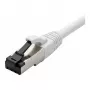 Synergy21 patch kábel RJ45, CAT8.1 2000MHz, 0,15m, biely, S-STP (S/FTP), TPE/LSZH (SuperFlex), AWG26