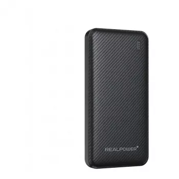 RealPower PB-10000 SSB power banka 10000 mAh Solid-State Battery Black 22,5 W