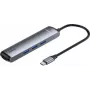 Baseus 7-in-1 USB-C hub adaptér s 2x USB 3.0, HDMI, USB-C PD 100W, SD/TF čítačka kariet - Space Grey