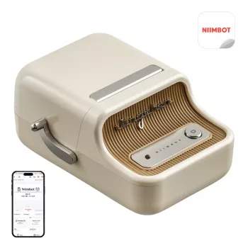 NIIMBOT B21 Pro prenosná tlačiareň etikiet (krémová)