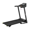 REBEL ACTIVE RBA-1001 skladací elektrický bežiaci pás s LCD displejom, 12 programov, 12 km/h, strieborná/čierna