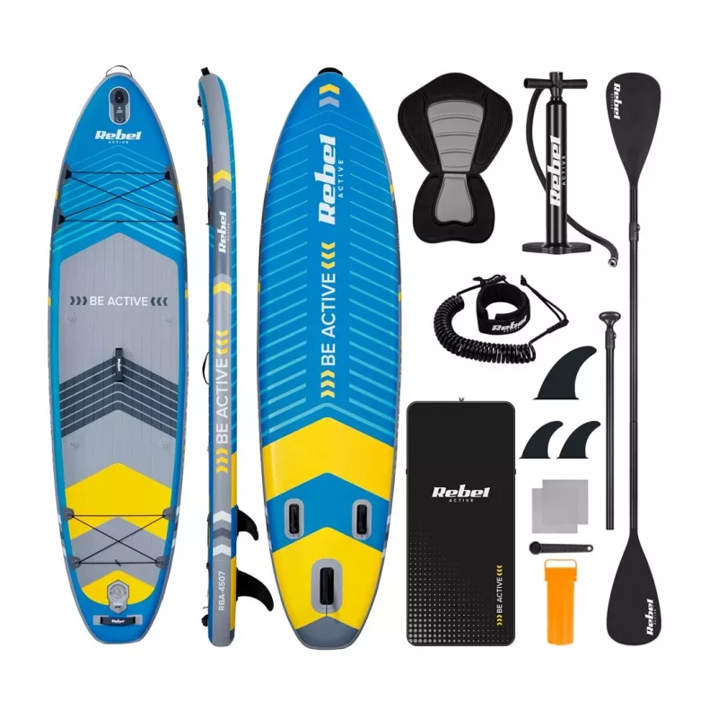 REBEL ACTIVE RBA-4507 nafukovacia SUP doska - modrá