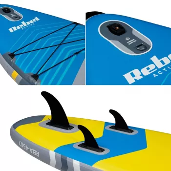 REBEL ACTIVE RBA-4507 nafukovacia SUP doska - modrá