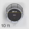 REBEL Active Trampolína PRO 10ft/305 cm so záchrannou sieťou, čierna/modrá
