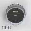 REBEL Active Trampolína PRO 14ft/427 cm so záchrannou sieťou a rebríkom