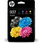 HP 937 originálna atramentová kazeta 4-balík (čierna, azúrová, purpurová, žltá)