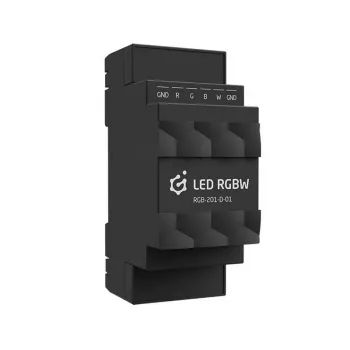 Grenton RGBW LED modul stmievania, montáž na DIN lištu, TF-Bus, 4-kanálový, PWM, 24V DC, 5A na kanál