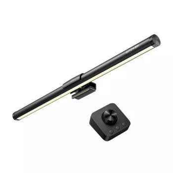BlitzWolf BW-CML5 monitor lišta s rádiovým diaľkovým ovládačom, RGB podsvietenie, 2700K-6500K, USB-C, bez oslnenia