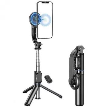 AWEI X51 magnetický selfie stick statív čierny
