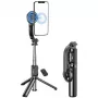 AWEI X51 magnetický selfie stick statív čierny