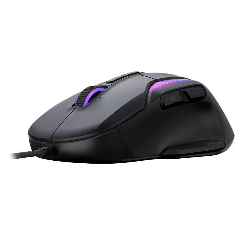 Turtle Beach Kone II ergonomická RGB herná myš, čierna