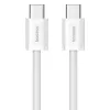 Baseus Superior USB C na USB C dátový kábel 1 m 30 W biely