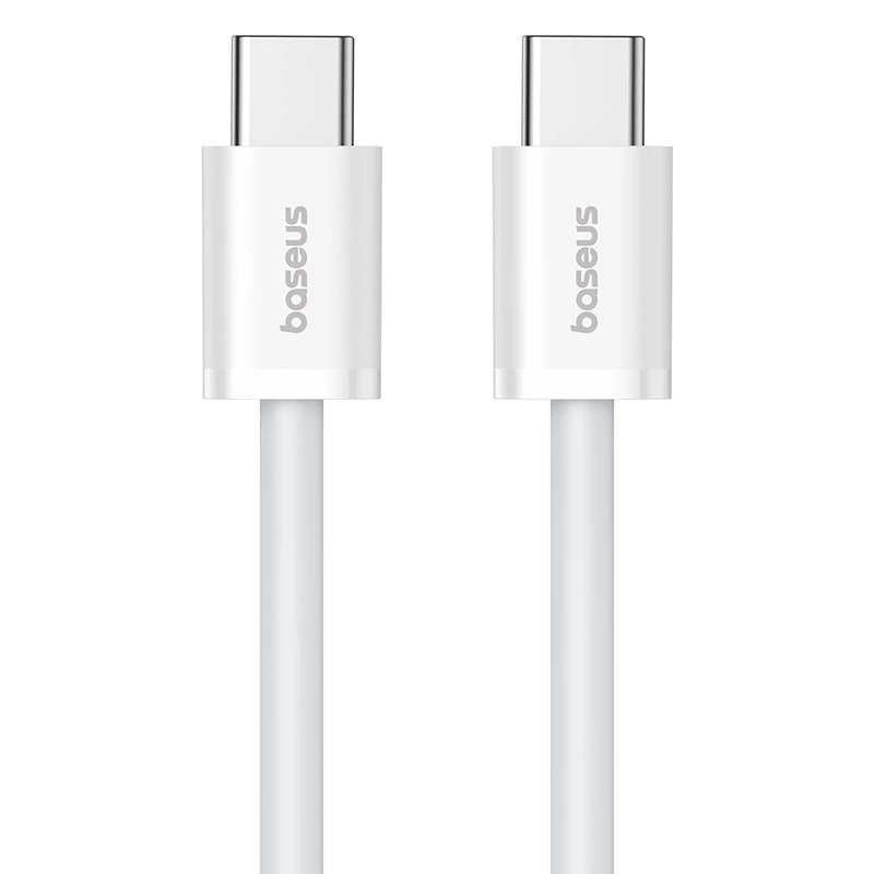 Baseus Superior USB C na USB C dátový kábel 1 m 30 W biely