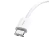 Baseus Superior USB C na USB C dátový kábel 1 m 30 W biely