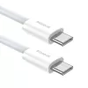 Baseus Superior USB C na USB C dátový kábel 1 m 30 W biely