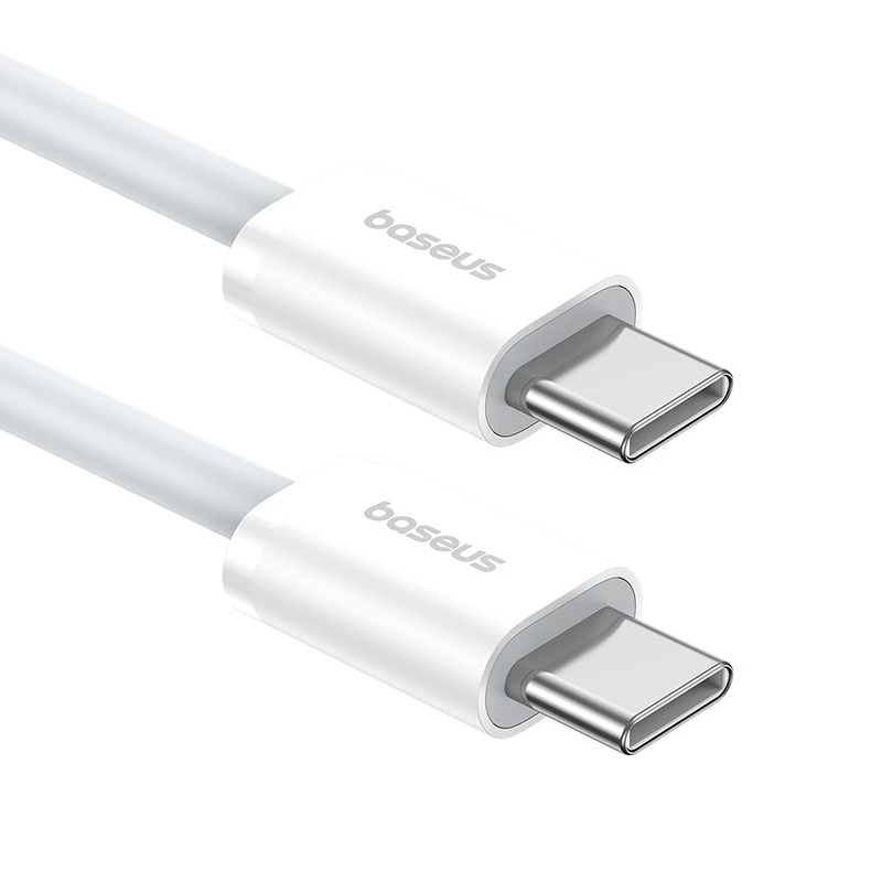 Baseus Superior USB C na USB C dátový kábel 1 m 30 W biely