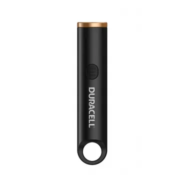 Duracell DK100R kľúčenka so svetlom 100 lúmenov nabíjateľná čierna