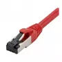 Synergy21 patch kábel RJ45, CAT8.1 2000MHz, 3m, červený, S-STP (S/FTP), TPE/LSZH (SuperFlex), AWG26