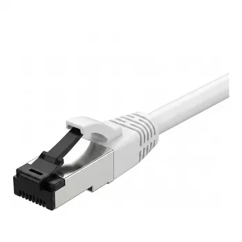 Synergy21 patch kábel RJ45, CAT8.1 2000MHz, 7,5m, biely, S-STP (S/FTP), TPE/LSZH (SuperFlex), AWG26