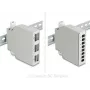 Delock optický patch panel 6 portov pre SC duplex a LC quad s alternatívnym panelom 8 x SC simplex alebo LC duplex sivý DIN-lištová montáž (86095)