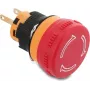 Delock tlačidlo hríbikové 16 mm 2 x spájkovací vývod plast 26 mm Ø (22120)
