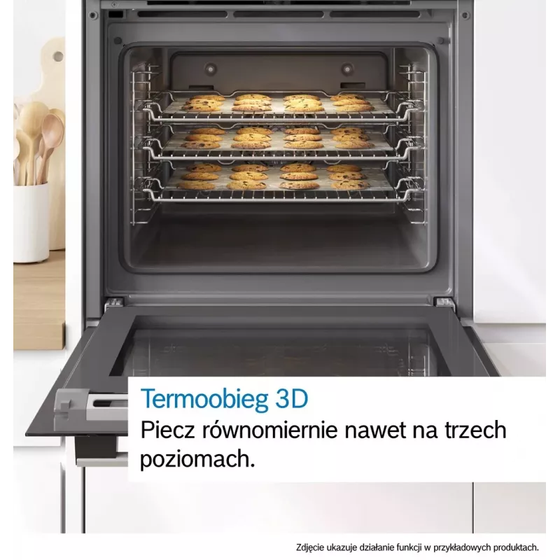 BOSCH HBG571EB4 vstavaná rúra na pečenie, čierna, 71 L, pyrolytické samočistenie, 7 spôsobov ohrevu