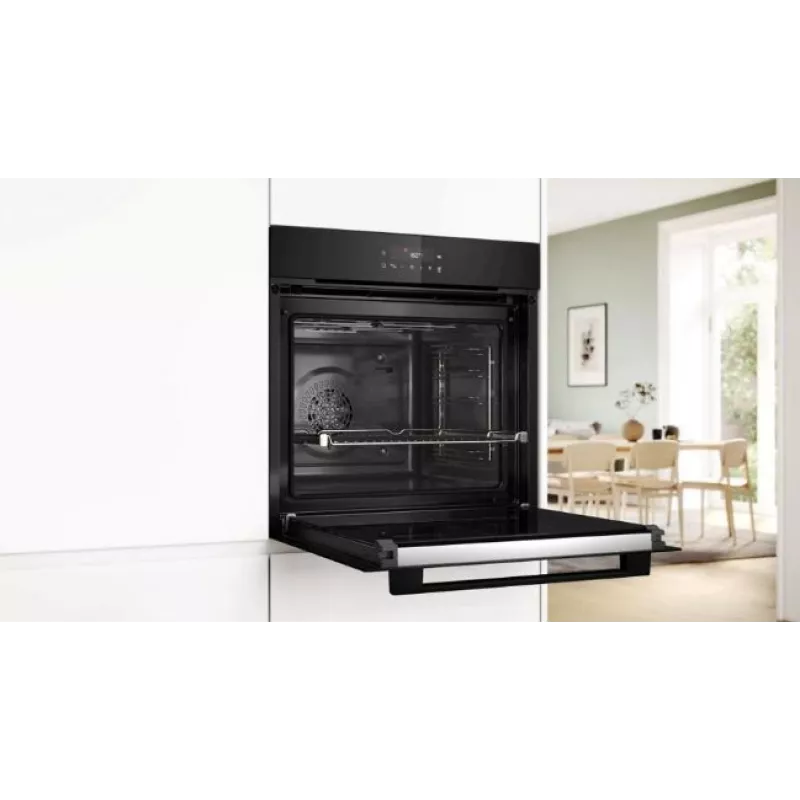 BOSCH HBG571EB4 vstavaná rúra na pečenie, čierna, 71 L, pyrolytické samočistenie, 7 spôsobov ohrevu