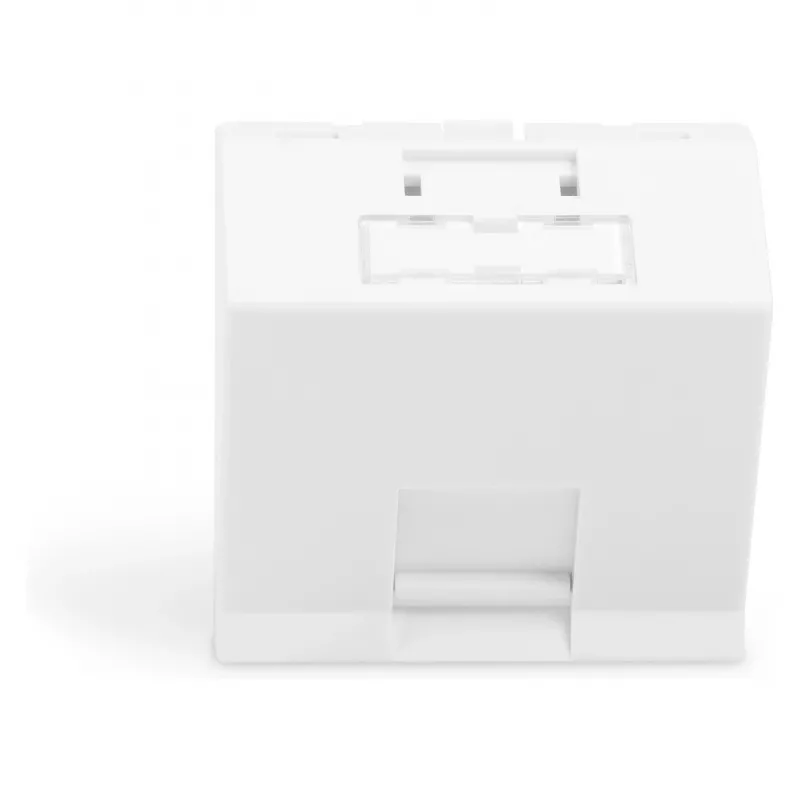 DIGITUS držiak modulov Keystone, 1-portový, 45x45mm, čistá biela (RAL 9010) pre DN-93802-5-SH