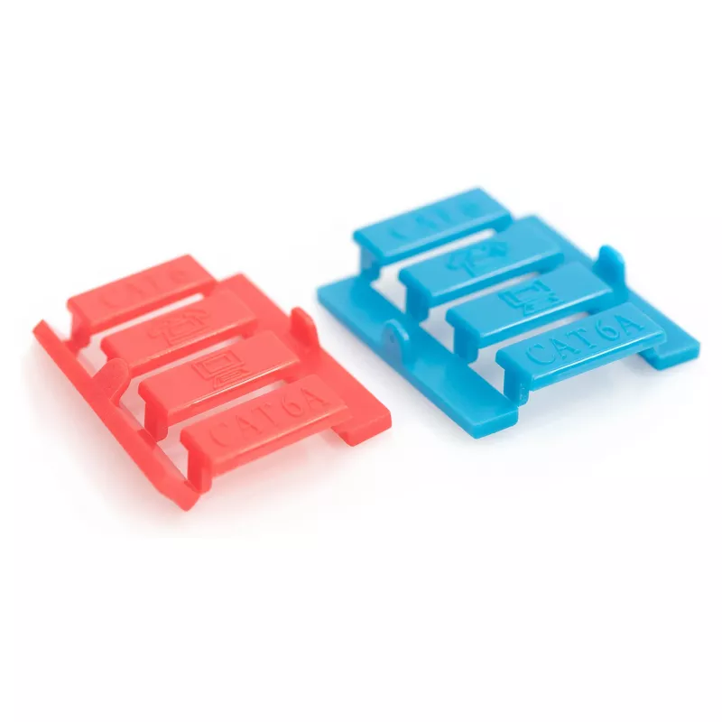 DIGITUS Keystone kryt 2-port 45x45mm uhlový biely