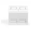 DIGITUS Keystone kryt 2-port 45x45mm uhlový biely