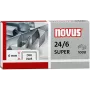 NOVUS 040-0026 sponky 24/6 DIN Super, 1000 ks, pozinkovaná oceľ