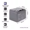 Qoltec 53035 AGM batéria 12V 45Ah 540A