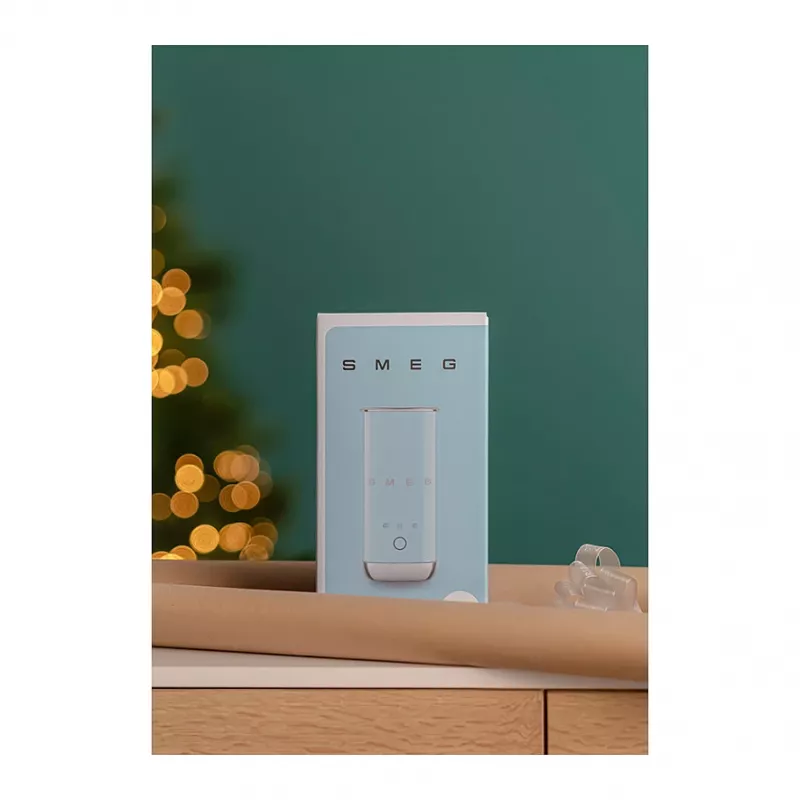 Smeg MFF02BLEU napeňovač mlieka, 3 funkcie, nepriľnavý, 500W, čierny