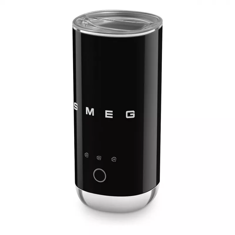 Smeg MFF02BLEU napeňovač mlieka, 3 funkcie, nepriľnavý, 500W, čierny