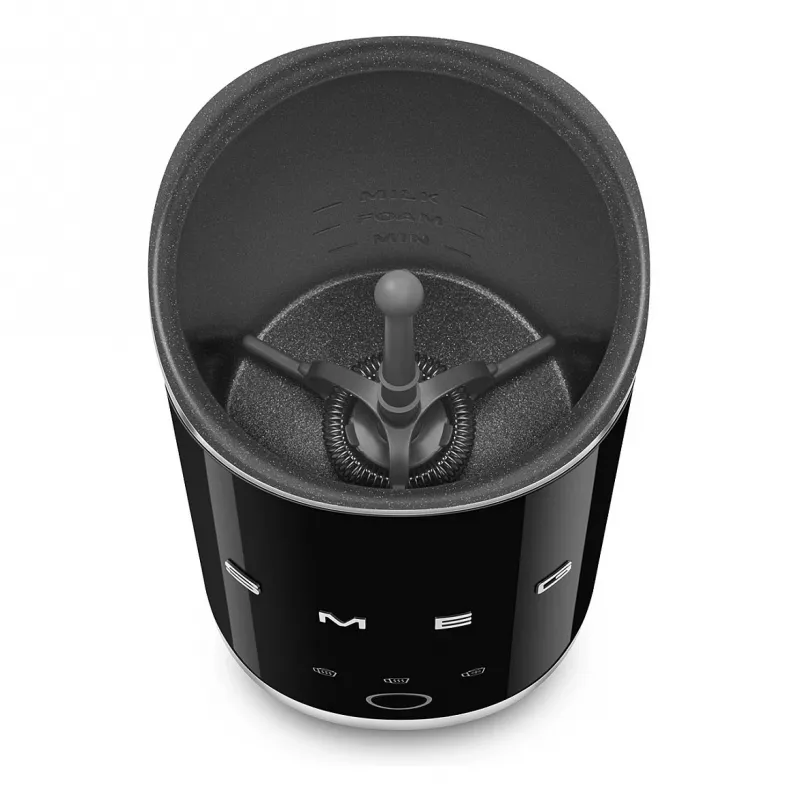 Smeg MFF02BLEU napeňovač mlieka, 3 funkcie, nepriľnavý, 500W, čierny