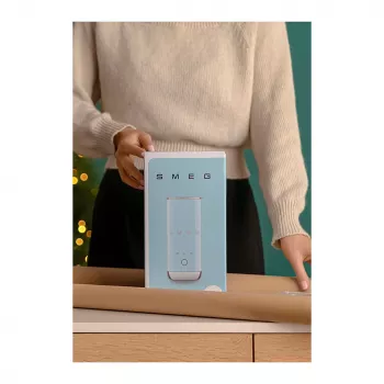 Smeg MFF02BLEU napeňovač mlieka, 3 funkcie, nepriľnavý, 500W, čierny