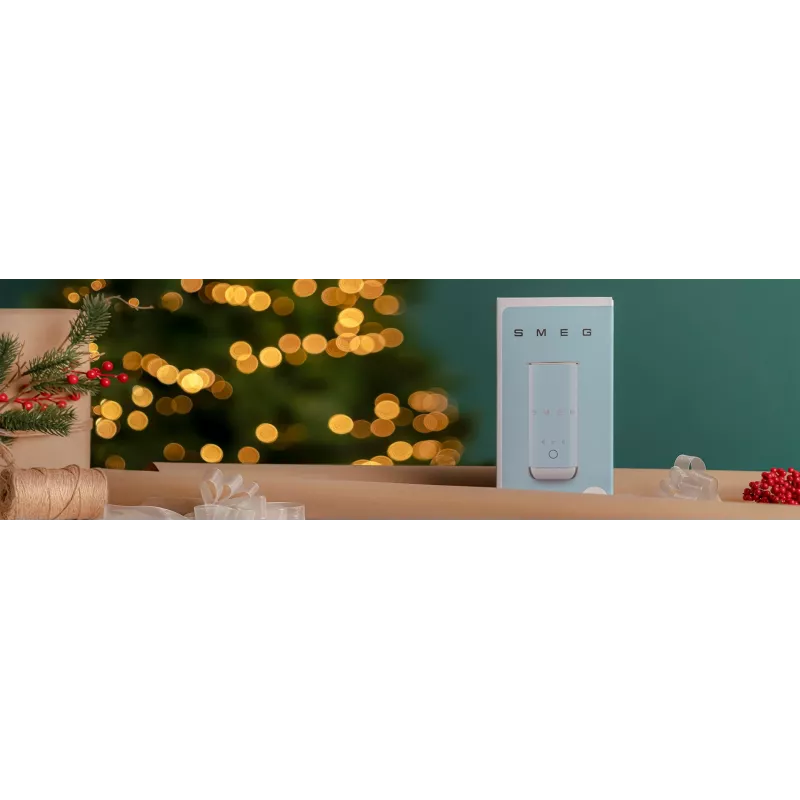 Smeg MFF02PBEU mliečny šľahač, 3 funkcie, nepriľnavý, 500 W, pastelovo modrá