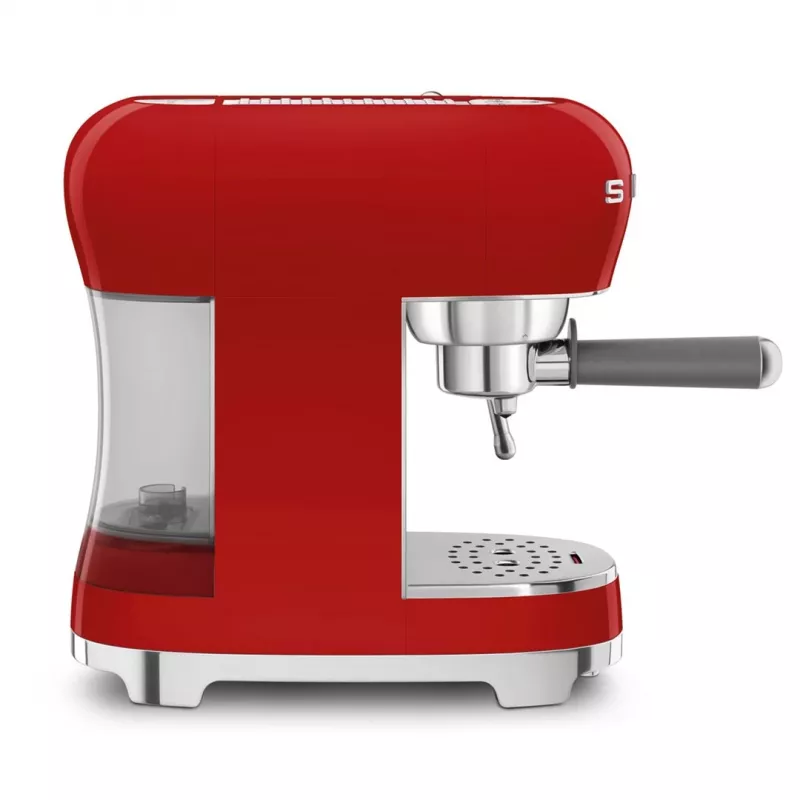 Smeg ECF02RDEU 50's Style manuálny kávovar na espresso 1,1 l červený