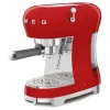 Smeg ECF02RDEU 50's Style manuálny kávovar na espresso 1,1 l červený