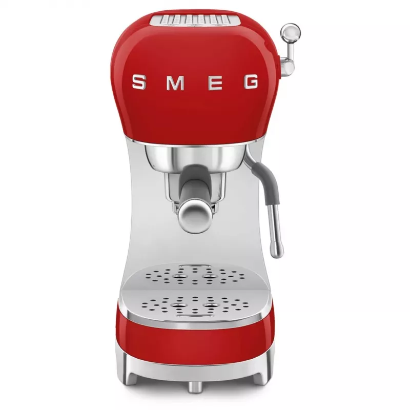 Smeg ECF02RDEU 50's Style manuálny kávovar na espresso 1,1 l červený