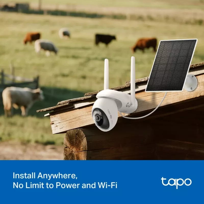 TP-LINK Tapo C665G Kit vonkajšia IP kamera a solárny panel 4K 8MP Wi-Fi LTE